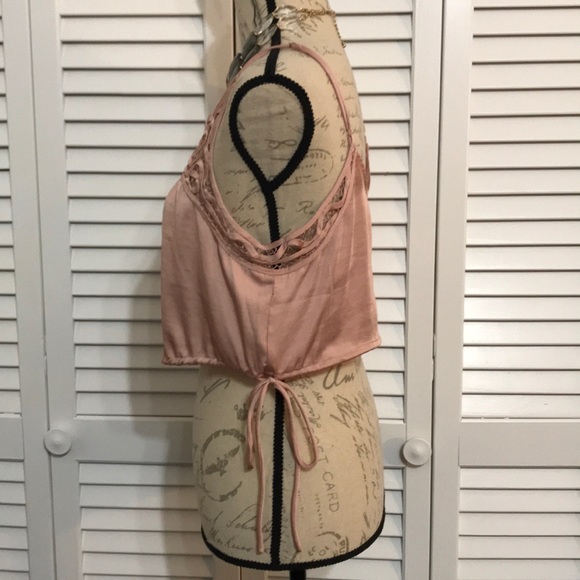 🆕Free People Satin Crop Cami - Picture 2 of 4